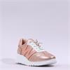 Wonders Kyoto Wedge Bungee Lace Trainer - Rose Metallic